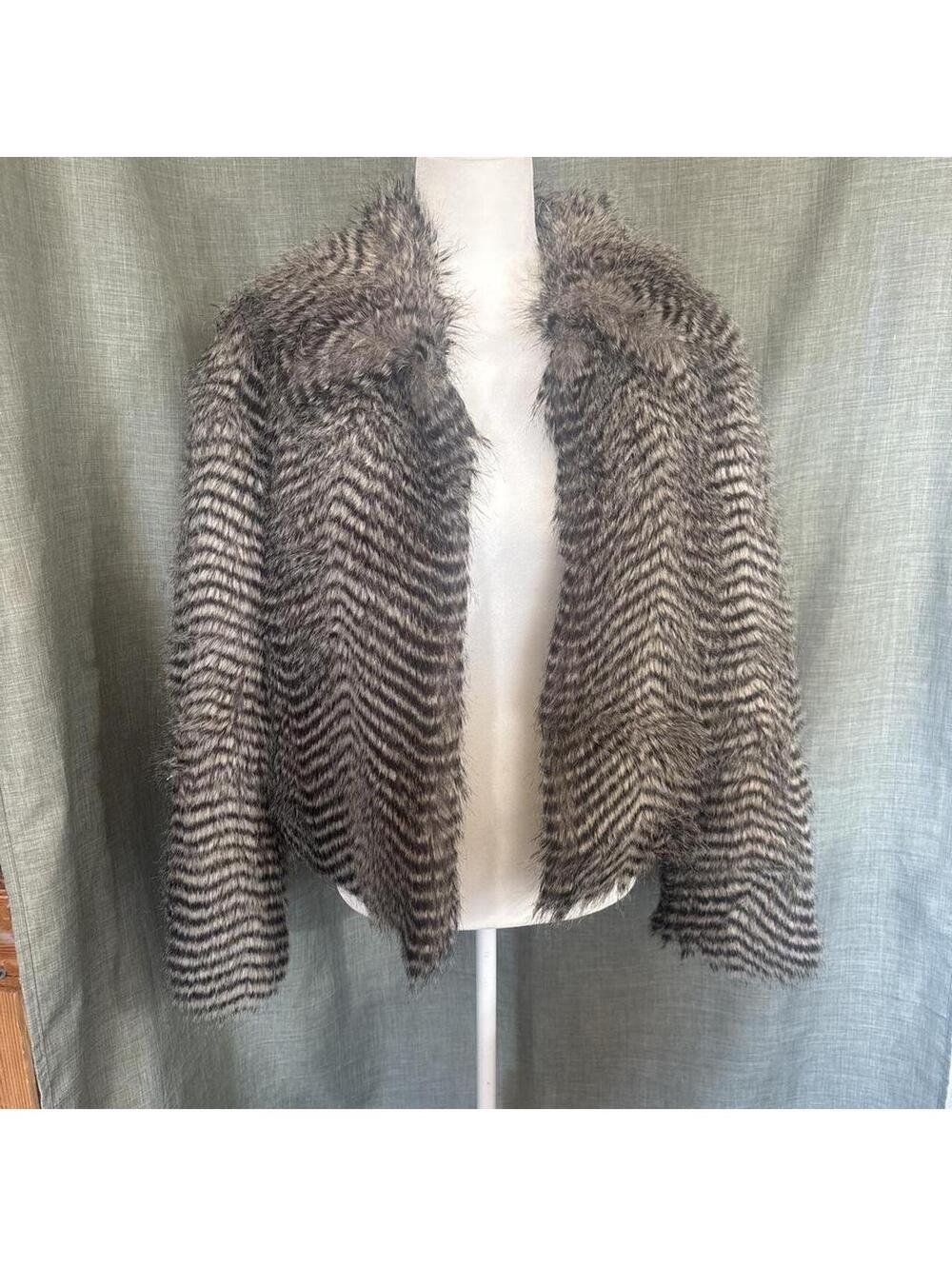 Express Women's Brown and Black Jacket
